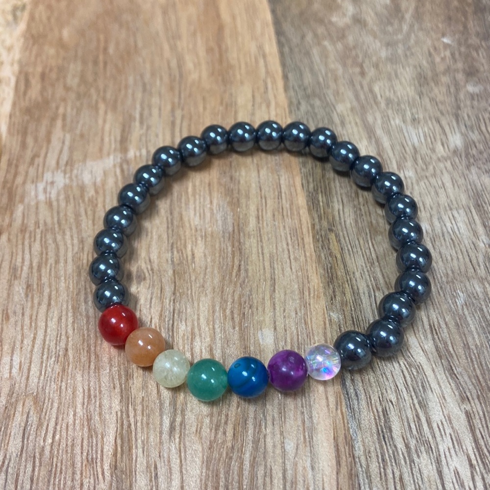 Hematite Chakra Bracelet - Handmade